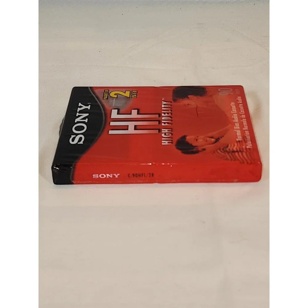 Sony Hi Fidelity 90 Minute Cassette Tape 2 PK Pack Normal Bias Blank New 90 Min